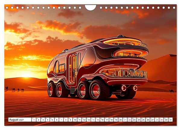 Produktbild: Rollende Traumwelten (Wandkalender 2027 DIN A4 quer), CALVENDO Monatskalender