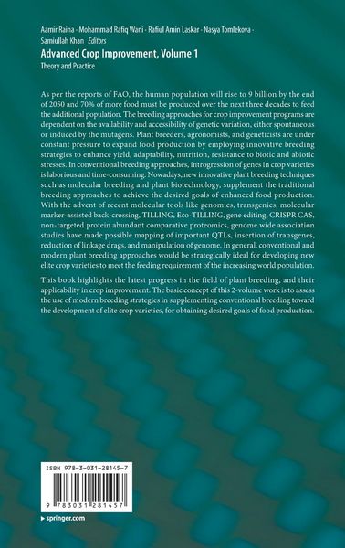 Produktbild: Advanced Crop Improvement, Volume 1