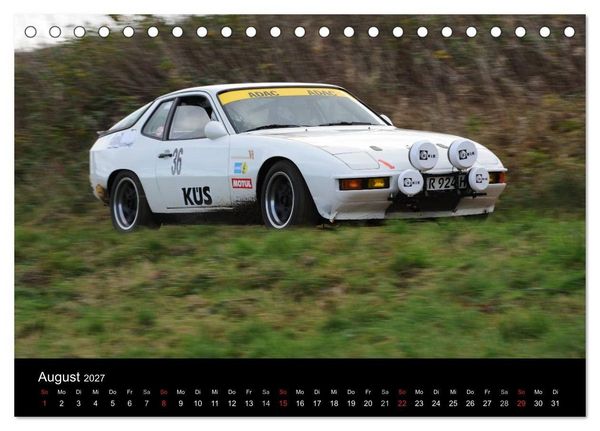 Produktbild: Bergrennen und Rallye im Porsche (Tischkalender 2027 DIN A5 quer), CALVENDO Monatskalender