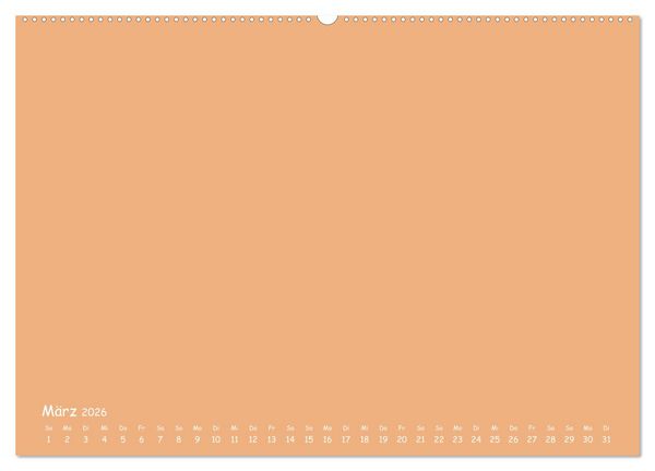 Produktbild: Regenbogen Kinder Bastelkalender - Zum Selbstgestalten - DIY Kreativ-Kalender (hochwertiger Premium Wandkalender 2026 DIN A2 quer), Kunstdruck in Hochglanz