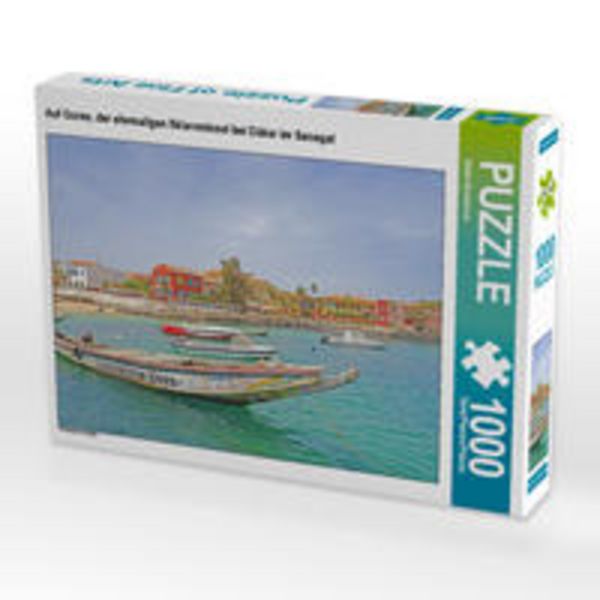 CALVENDO Puzzle Auf Gorée, der ehemaligen Sklaveninsel bei Dákar im Senegal | 1000 Teile Lege-Größe 64x48cm Foto-Puzzle für glückliche Stunden