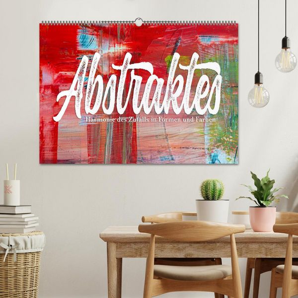 Produktbild: Abstraktes - Harmonie des Zufalls in Formen und Farben (Wandkalender 2026 DIN A2 quer), CALVENDO Monatskalender