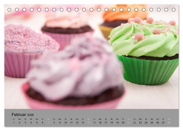 Produktbild: S&uuml;&szlig;kram - Leckereien aus der K&uuml;che (Tischkalender 2026 DIN A5 quer), CALVENDO Monatskalender