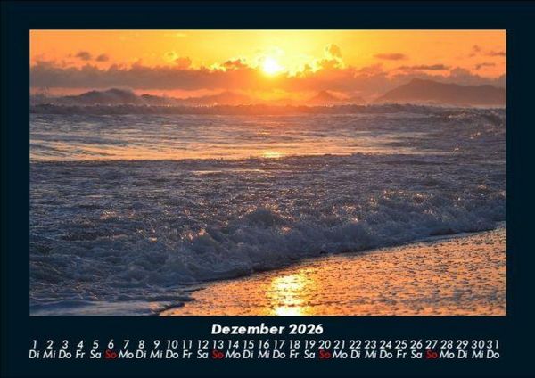 Produktbild: Sonnenuntergang 2026 Fotokalender DIN A5