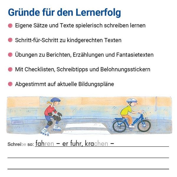 Produktbild: Das &Uuml;bungsheft Texte schreiben 4