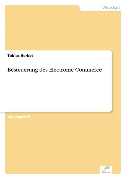Produktbild: Besteuerung des Electronic Commerce