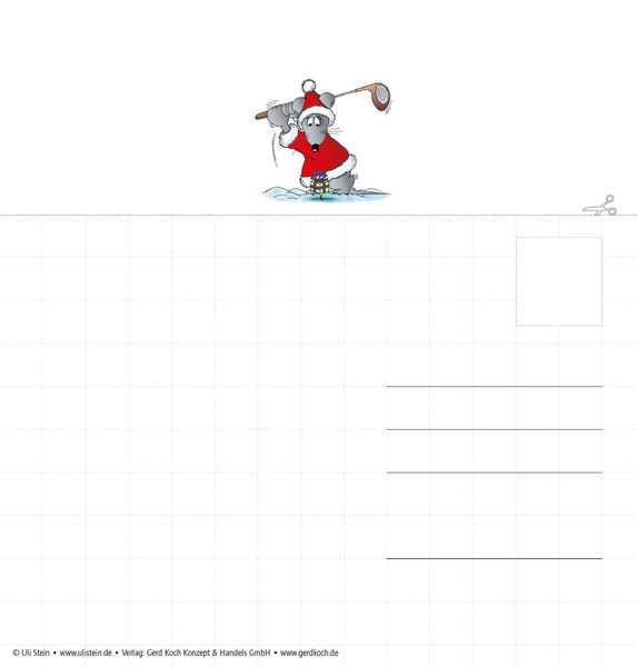 Produktbild: Uli Stein Adventskalender mit 24 Weihnachtskarten