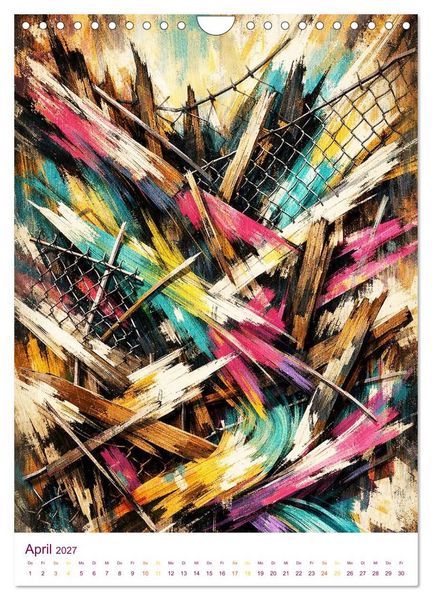 Produktbild: Wilde Ordnung - Kunst im Chaos (Wandkalender 2027 DIN A4 hoch), CALVENDO Monatskalender