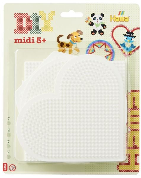 Produktbild: Hama&reg; B&uuml;gelperlen Blister mit 4 Stiftplatten.