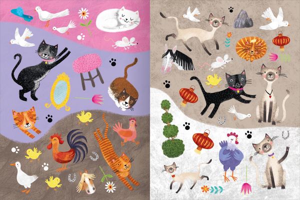 Produktbild: Mein Katzen-Stickerheft