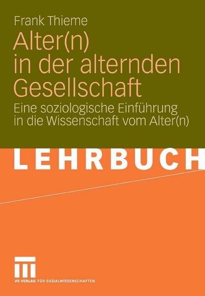 Produktbild: Alter(n) in der alternden Gesellschaft