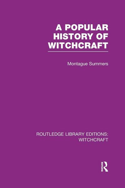 Produktbild: A Popular History of Witchcraft (RLE Witchcraft)