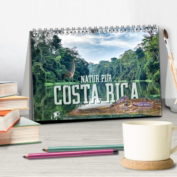 Produktbild: Natur pur, Costa Rica (Tischkalender 2026 DIN A5 quer), CALVENDO Monatskalender
