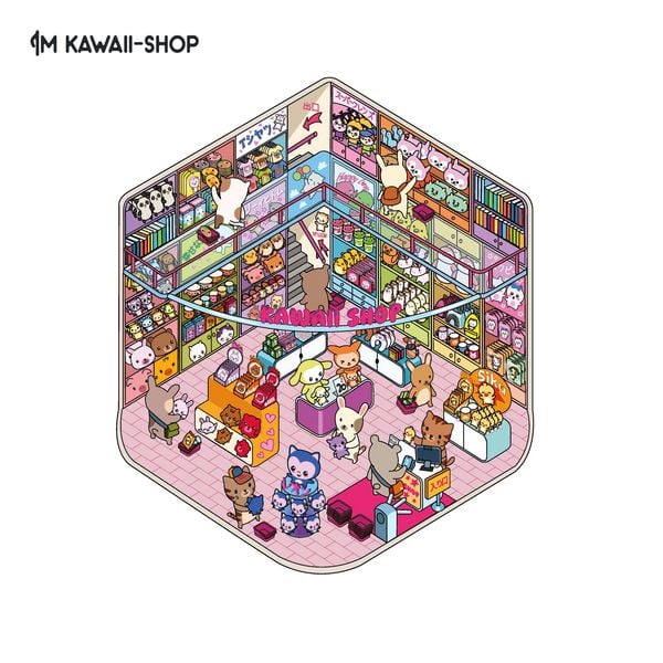 Produktbild: Mini-Sticker-Szenen - Cozy Mini-Japan I 3D-Sticker