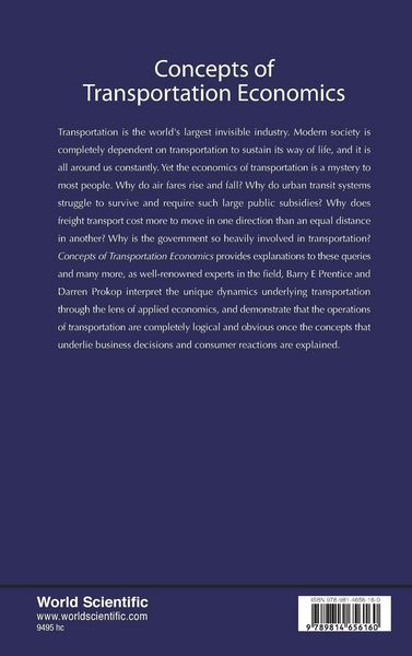 Produktbild: Concepts Of Transportation Economics