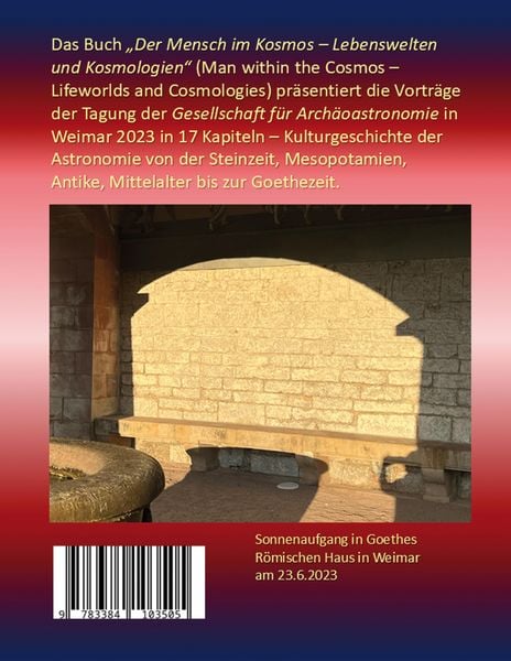 Produktbild: Der Mensch im Kosmos: Lebenswelten und Kosmologien. Man within the Cosmos: Lifeworlds and Cosmologies.