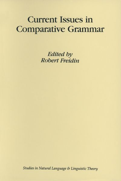 Produktbild: Current Issues in Comparative Grammar