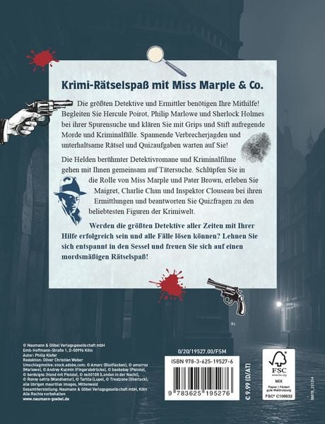 Produktbild: Krimi-Logikr&auml;tsel Die gro&szlig;en Detektive