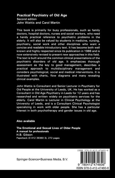 Produktbild: Practical Psychiatry of Old Age