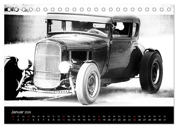 Produktbild: Hot Rods (Tischkalender 2026 DIN A5 quer), CALVENDO Monatskalender