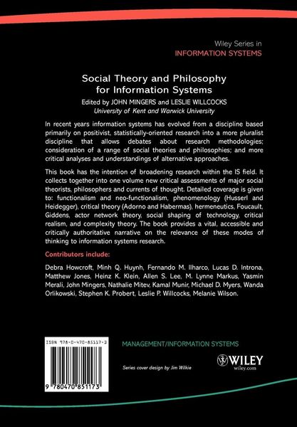Produktbild: Social Theory and Philosophy for Info