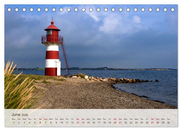Produktbild: The Charm of Denmark's North Sea (Desk Calendar 2026 DIN A5 landscape), CALVENDO 12 Month DeskCalendar
