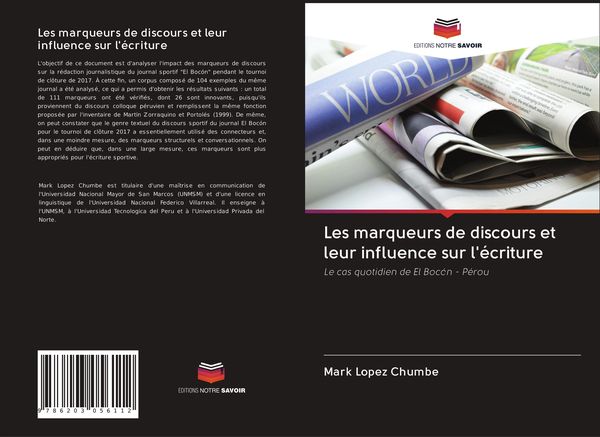 Produktbild: Les marqueurs de discours et leur influence sur l'&eacute;criture