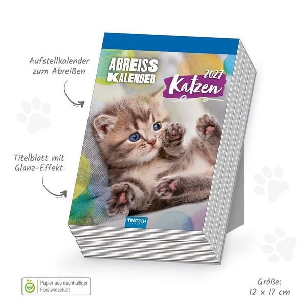 Produktbild: TR&Ouml;TSCH - Abrei&szlig;kalender Katzen 2027