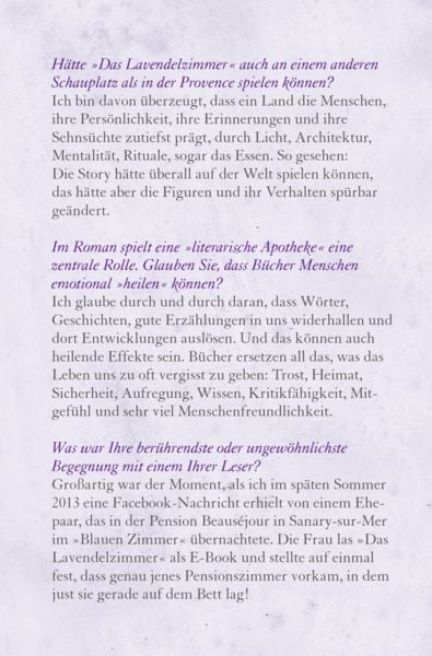 Produktbild: Das Lavendelzimmer