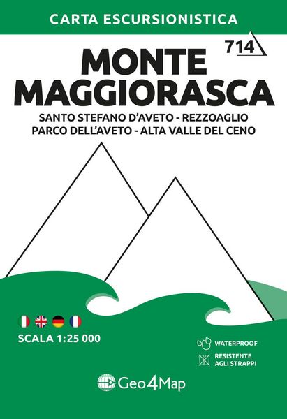 Produktbild: Monte Maggiorasca. Carta Escursionistica: Santo Stefano D'Av