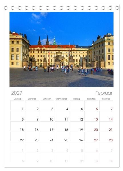 Produktbild: Tischplaner 2027 - Prag. Du bist so sch&ouml;n (A5 Tischkalender zum Aufstellen) CALVENDO