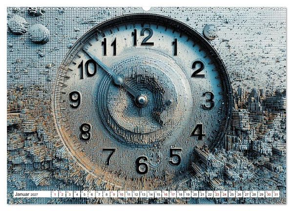 Produktbild: Zeitlandschaften (Wandkalender 2027 DIN A2 quer), CALVENDO Monatskalender