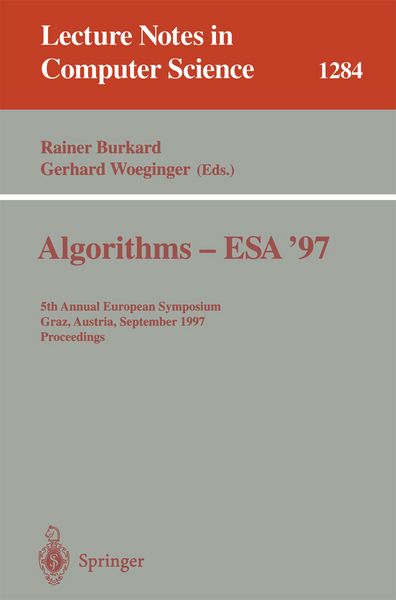 Produktbild: Algorithms - ESA '97