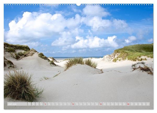 Produktbild: Amrum, die Perle in der Nordsee (hochwertiger Premium Wandkalender 2026 DIN A2 quer), Kunstdruck in Hochglanz