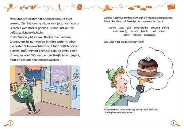 Produktbild: Deutsch-Lernkrimi - Sherlock Schultz und die Torten-Verschw&ouml;rung