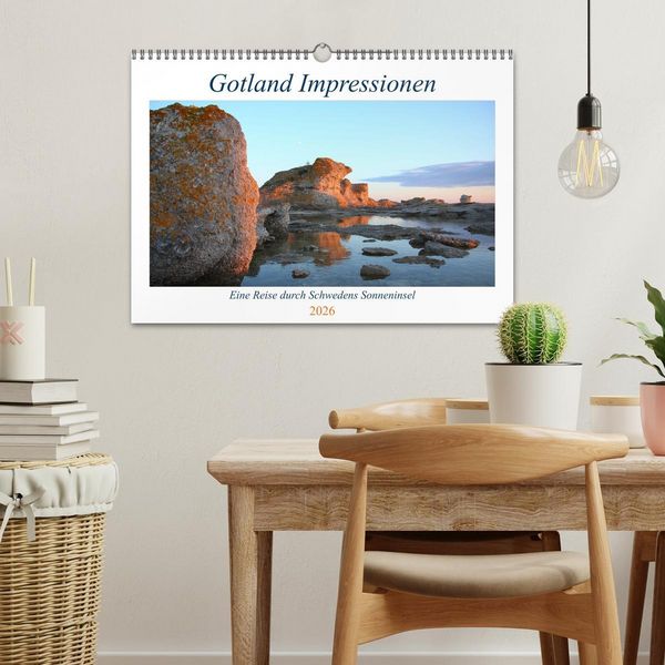 Produktbild: Gotland Impressionen (Wandkalender 2026 DIN A3 quer), CALVENDO Monatskalender
