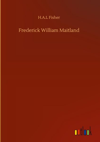Produktbild: Frederick William Maitland