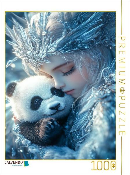 CALVENDO Puzzle Wenn eine Fee dich küsst, erwacht die Magie der Nacht | 1000 Teile Lege-Größe 64x48cm Foto-Puzzle für glückliche Stunden