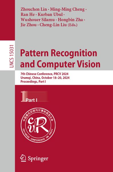 Produktbild: Pattern Recognition and Computer Vision