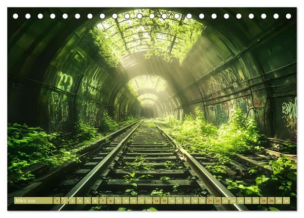 Produktbild: Nach uns die Wildnis (Tischkalender 2026 DIN A5 quer), CALVENDO Monatskalender