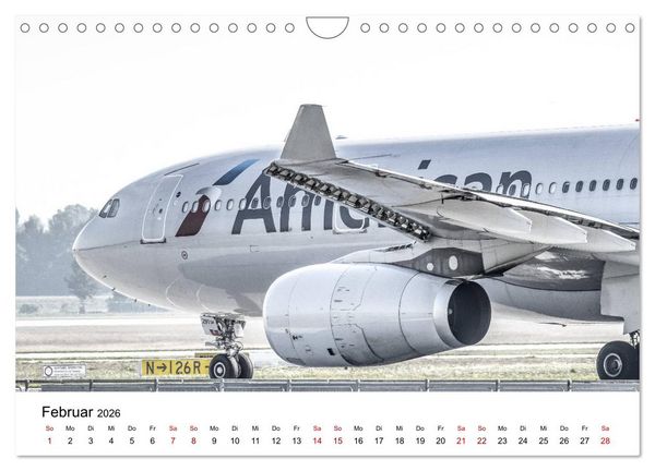 Produktbild: Planespotting am Flughafen M&uuml;nchen (Wandkalender 2026 DIN A4 quer), CALVENDO Monatskalender