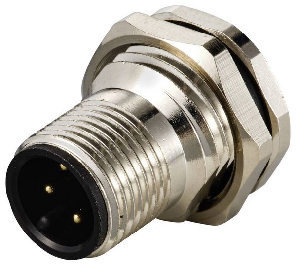Produktbild: TRU COMPONENTS TC-12833064 Sensor/Aktor Einbaustecker M12 Stecker, Einbau Polzahl Sensoren: 4 1 St.