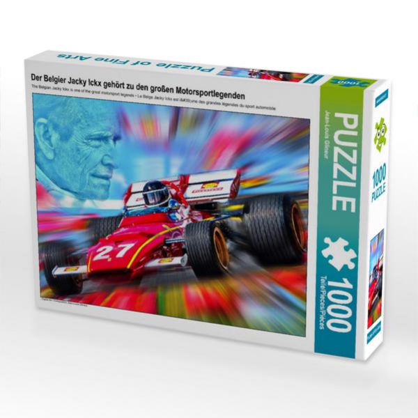 CALVENDO Puzzle Der Belgier Jacky Ickx gehört zu den großen Motorsportlegenden | 1000 Teile Lege-Größe 64x48cm Foto-Puzzle für glückliche Stunden