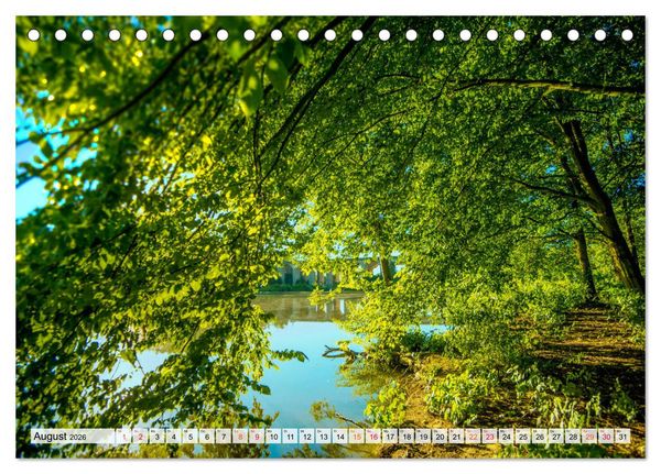 Produktbild: Bielefeld - Der Obersee - unendliche Motive... (Tischkalender 2026 DIN A5 quer), CALVENDO Monatskalender