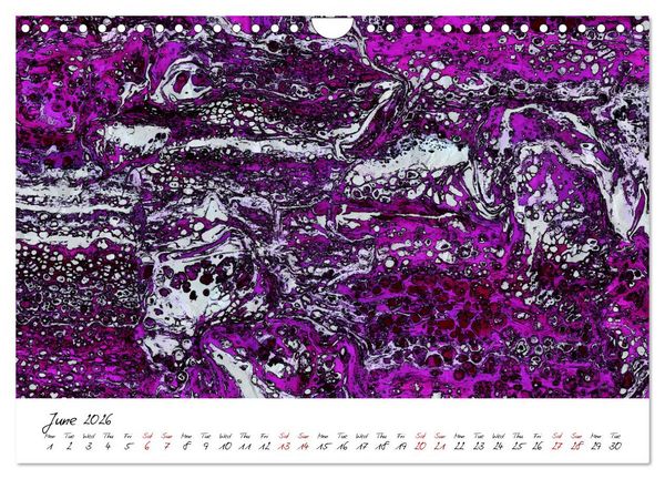 Produktbild: Your abstract colourful year (Wall Calendar 2026 DIN A4 landscape), CALVENDO 12 Month Wall Calendar