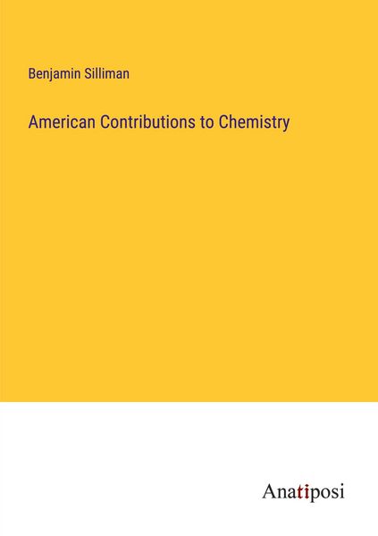Produktbild: American Contributions to Chemistry