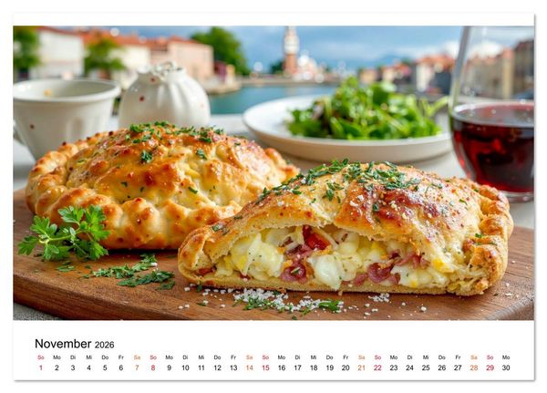 Produktbild: Fastfood einfach lecker (Tischkalender 2026 DIN A5 quer), CALVENDO Monatskalender