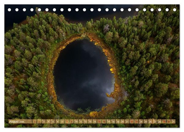 Produktbild: Wildes Finnland (Tischkalender 2026 DIN A5 quer), CALVENDO Monatskalender