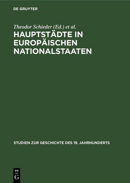 Produktbild: Hauptst&auml;dte in europ&auml;ischen Nationalstaaten