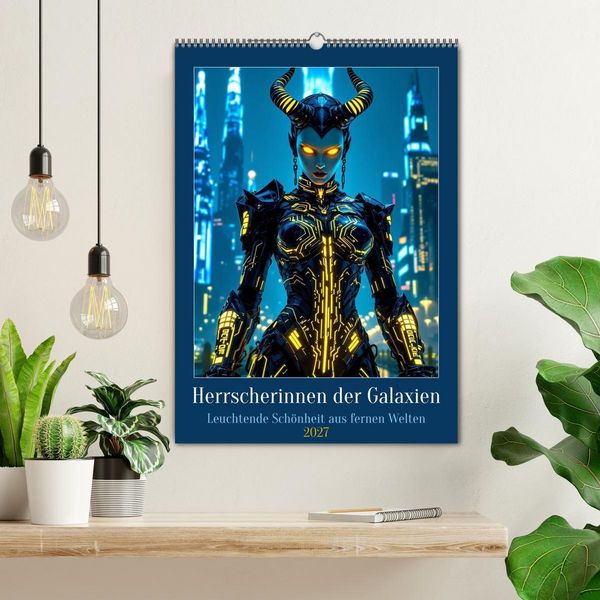 Produktbild: Herrscherinnen der Galaxien (Wandkalender 2027 DIN A2 hoch), CALVENDO Monatskalender